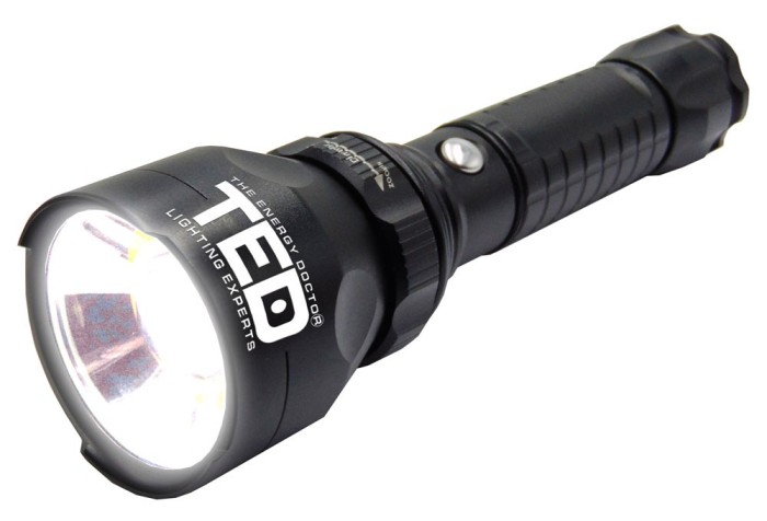 Lanterna TED YM-PN90 10W 1LED zoom metal IP65