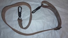 Curea piele originala ptr. pusca mitraliera ZB30 ,colectie,razboi,Wehrmacht,Waffen SS,WW2,surplus militar #2