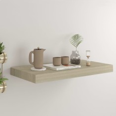vidaXL Raft de perete suspendat, stejar, 50x23x3,8 cm, MDF