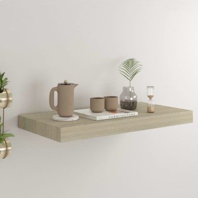 vidaXL Raft de perete suspendat, stejar, 50x23x3,8 cm, MDF foto