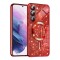 Husa pentru Samsung Galaxy S21 FE 5G - Techsuit Luxury Glitter MagSafe - Red