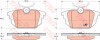 Set placute frana,frana disc FIAT PUNTO Cabriolet (176C) (1994 - 2000) TRW GDB1333