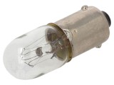 Lampă miniaturală BA9S, albă, 110V AC/DC