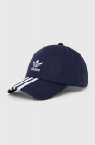 Adidas Originals șapcă de baseball din bumbac culoarea albastru marin, cu imprimeu