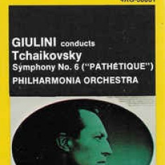 Casetă Giulini Conducts Tchaikovsky - Philharmonia Orchestra ‎– Symphony No. 6