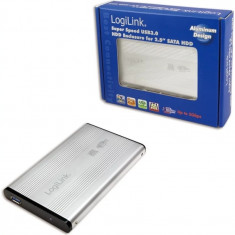 RACK extern LOGILINK pt HDD/SSD 2.5 inch S-ATA interfata PC USB 3.0 aluminiu argintiu &amp;amp;quot;UA0106A&amp;amp;quot; foto