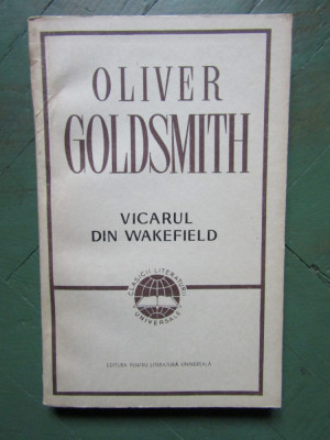 OLIVER GOLDSMITH - VICARUL DIN WAKEFIELD foto