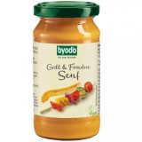 Mustar Bio Gratar&amp;Fondue Fara Gluten Byodo 200ml