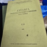 Anuarul Institutului de Istorie si Arheologie A.D. Xenopol XXI/1978