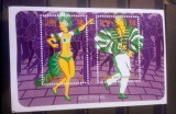 Cuba 2010 dansuri populare cubaneze carnaval bloc stampilat