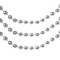 Ghirlandă Decorativă Crăciun, Perle Argintii, 8m, Plastic
