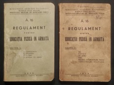 rar 1939 REGULAMENT pt EDUCATIA FIZICA in ARMATA Vol. I+II 572 pag ilustrat Scrima cu Arma, Jiu-Jitsu, Box, Ski, Atletism Concursuri Militare MApN 1 2