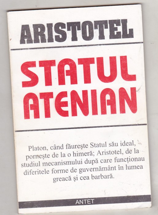 bnk ant Aristotel - Statul atenian