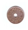 Moneda Danemarca 2 ore 1936, stare buna, curata, Europa, Bronz