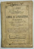 1891 L E Sinigaglia Curs Complect de Lb și Literatura Italiana pt uzul romanilor