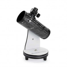 Telescop FirstScope Celestron, 76 mm, marire 140x, Negru/Alb