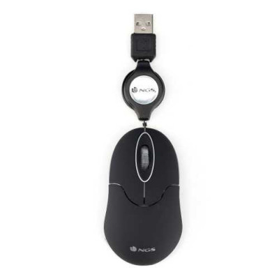 Mouse NGS, 1000 dpi, 3 butoane, USB, Negru foto