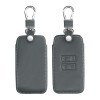 Husa Cheie Auto pentru Renault / Dacia - 4 Butoane - Keyless Go, Piele ecologica, Gri, 44135.73, Kwmobile