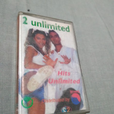 CASETA AUDIO 2 UNLIMITED -HITS UNLIMITED RARA !!!! ORIGINALA