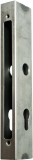 Carcasa metalica pentru broasca incastrabila, dedicata profilului de 30x50 mm, inaltime 246 mm, otel negalvanizat