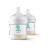 Set Biberoane cu dispozitiv anticolici Natural Response, 0 luni+, 2 x 125 ml, Philips Avent