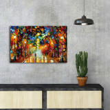 Tablou decorativ, FAMOUSART-073, Canvas, Dimensiune: 45 x 70 cm, Multicolor, Canvart
