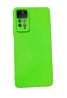 Husa silicon compatibila cu Xiaomi Redmi Note 11 Pro 5G Verde Neon foto