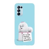 Husa compatibila cu Oppo A54 5G, Viceversa, model No filter need im this adorable The Secret Life of Pets, Silicon, TPU, Transparent, Carcasa