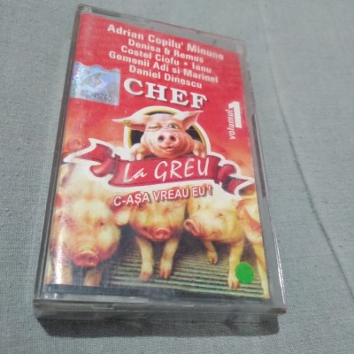CASETA AUDIO MANELE CHEF LA GREU ORIGINALA foto