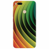 Husa silicon pentru Xiaomi Mi A1, 3D Multicolor Abstract Lines
