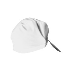 Boneta Medicala Pe Stil, Alba cu Elastan