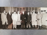 Fotografie 13x18 cm,delegatia URSS La Bucuresti, Gromako, maresal Jukov si altii