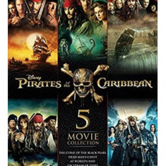 Filme Pirates of the Caribbean 1-5 [DVD] Originale