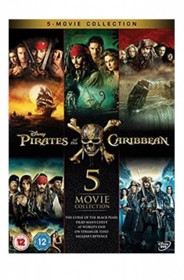 Filme Pirates of the Caribbean 1-5 [DVD] Originale foto