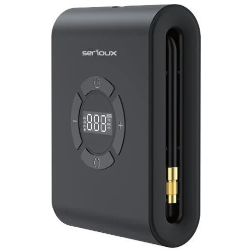 Starter auto cu compresor de aer Serioux, interval de presiune