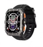 Cumpara ieftin Smartwatch Blackview W80 Pro, Negru, Ecran TFT Tactil 1.91 , Asistent Vocal, GPS, Lanterna LED, Monitor Ritm Cardiac si Oxigen in Sange, Mod Sport, 90