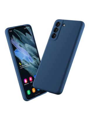 Husa Samsung S21 FE 5G g990 Silicon Matte Albastru foto