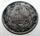 7.094 UNGARIA 10 FILLER 1893 KB, Europa, Nichel