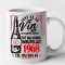 Cana alba personalizata Sunt ca un vin bun 1968, INOVATIX&reg;. 330 ml