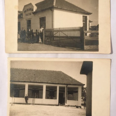 2 fotografii vechi primaria Dara anii 30, jud. Satu Mare (?)