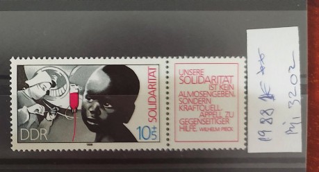 TS21 - Timbre serie DDR 1988 mi3202