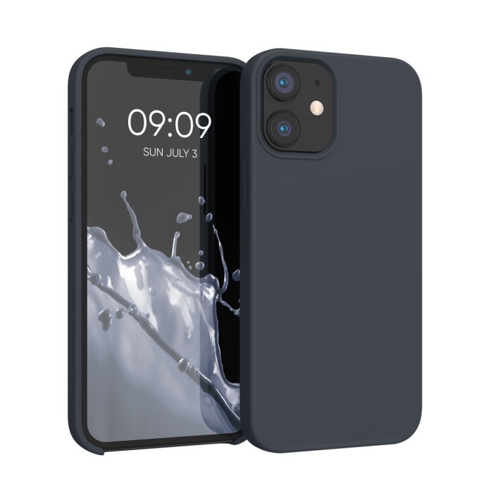 Husa pentru Apple iPhone 12 Mini, Silicon, Albastru, 52640.186