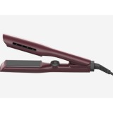 Placa de indreptat parul Tesla STH520BBW, 230gradeDisplay LED, Ceramic Turmalin, Burgundy