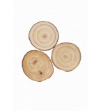 Rondele din lemn pentru activitati crafts,3.5 cm,3 bucati set
