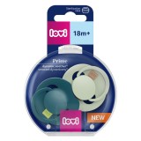 Set suzete din silicon pentru +18 luni Dynamic Prime Pistachio/Green 34/415, 2 bucati, LOVI