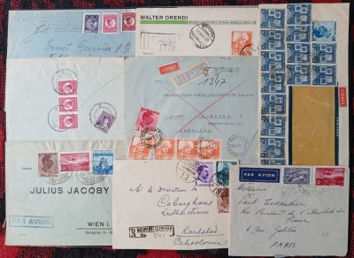 ROMANIA 1933/39-- lot2 - plicuri circulate- foto