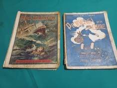 LOT 2 CĂRȚI POVEȘTI VECHI: MICA ROBINSON, PRIBEAGĂ PRIN LUME * 1943 * 25