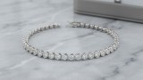 Cumpara ieftin Bratara Tennis Clasic din Argint 925 cu Montura Bezel si Cristale Zirconiu