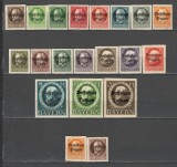 Bayern.1919/20 Regele Ludwig III-supr. nedantelate XB.5, Nestampilat