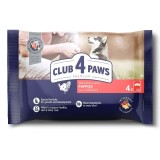 Cumpara ieftin Club 4 Paws, Hrana umeda pentru catei, curcan, set 4x 85g